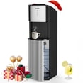 thumbnail image 1 of SOOPYK  Self Cleaning Bottom Load Water Cooler Dispenser,3-Temp(Hot/Room/Cold),5 Gallon,Child Safety Lock,LED Display with Water Shortage Alert,Black, 1 of 10