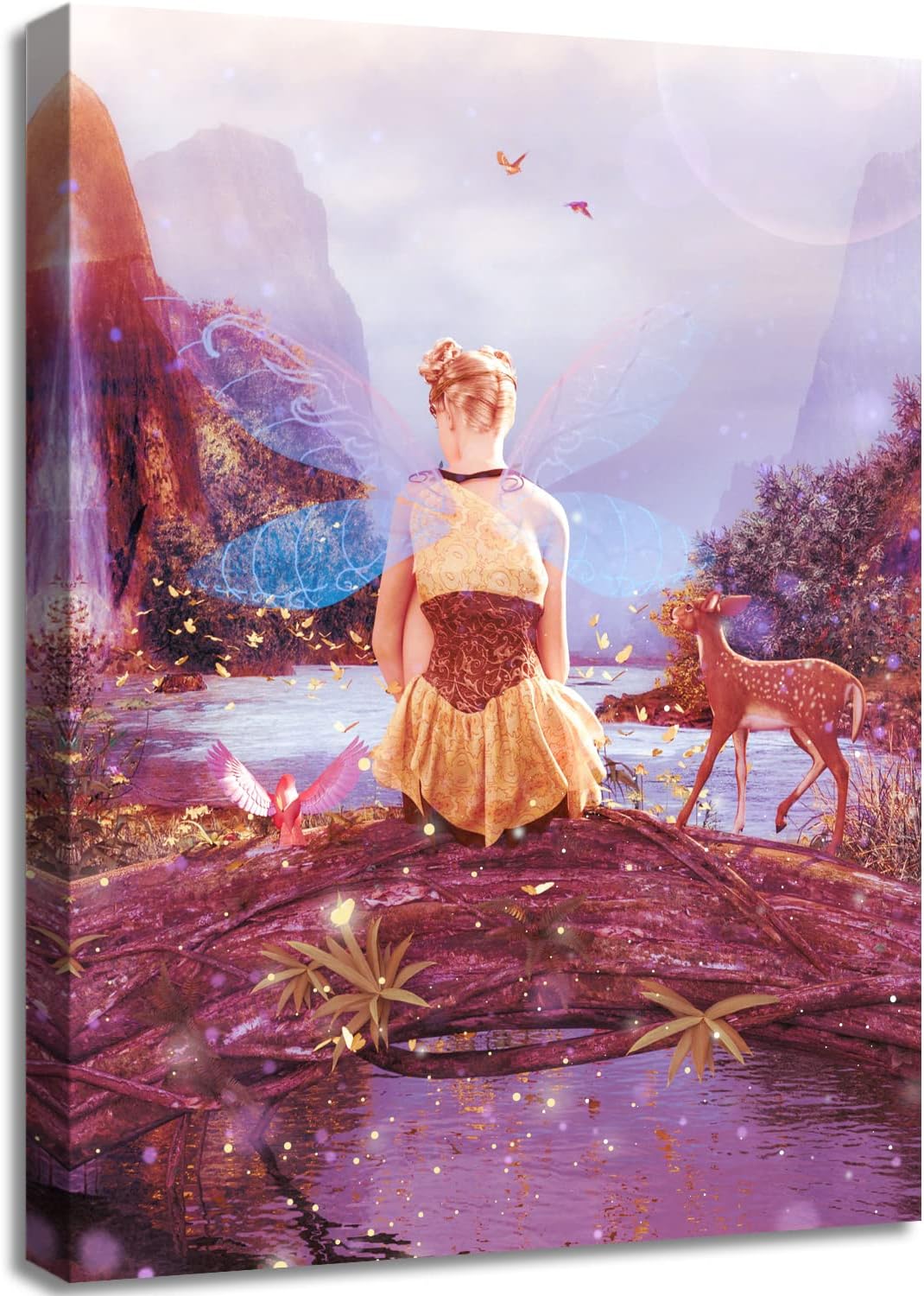 SOOTHAN Fantasy Fairy Tale Wall Art Elves Animal Norina Prints Magical