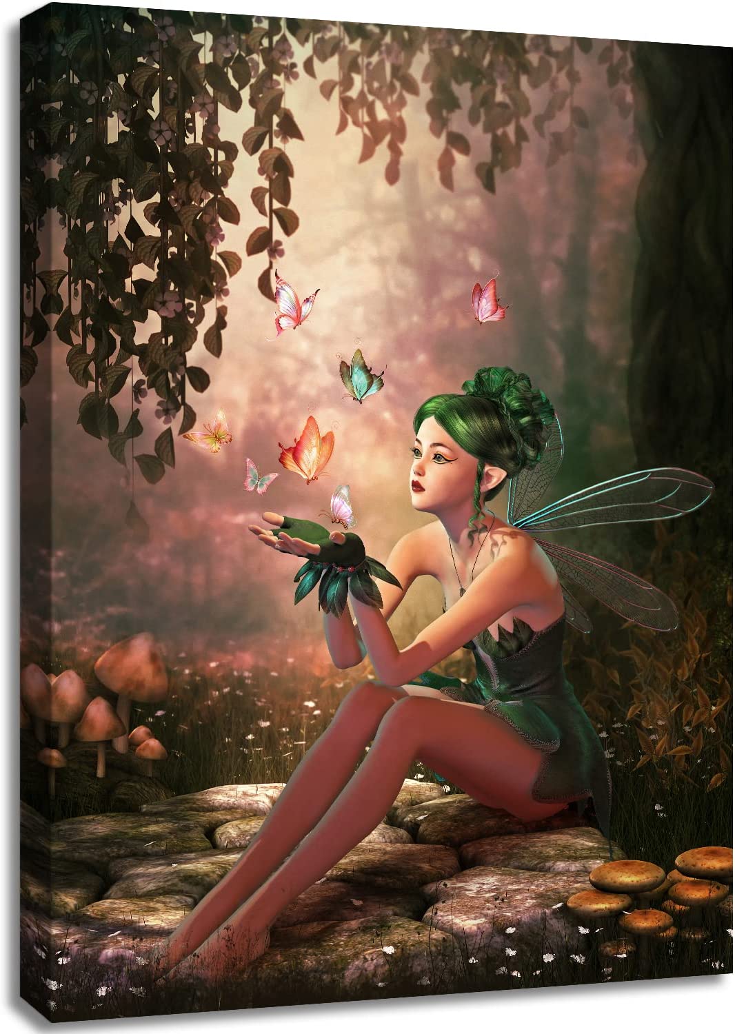 SOOTHAN Fantasy Fairy Tale Wall Art Elves Animal Norina Prints Magical