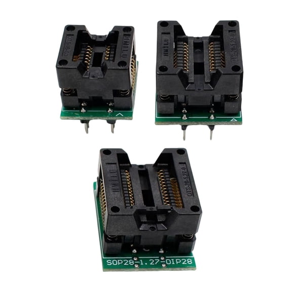 SOP16 & SOP20 & SOP24 IC SOP Sockets Simple Installation Professional High Performance Converter Spare Parts Durable Premium 3Pcs
