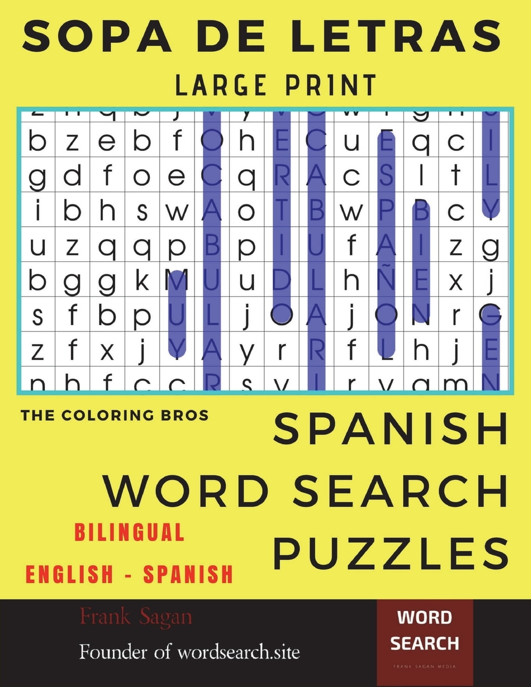 SOPA de LETRAS: Large Print Spanish Word Search Puzzles - Walmart.com