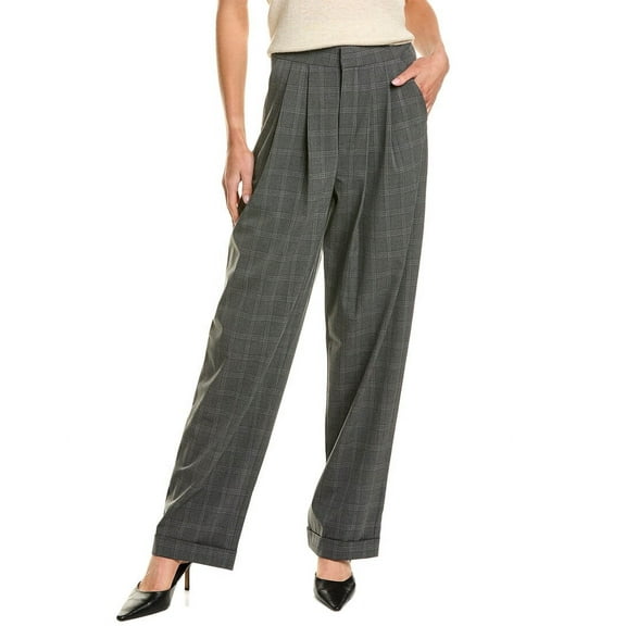 SOPHIE RUE womens  Double Pleat Trouser, xs, Grey
