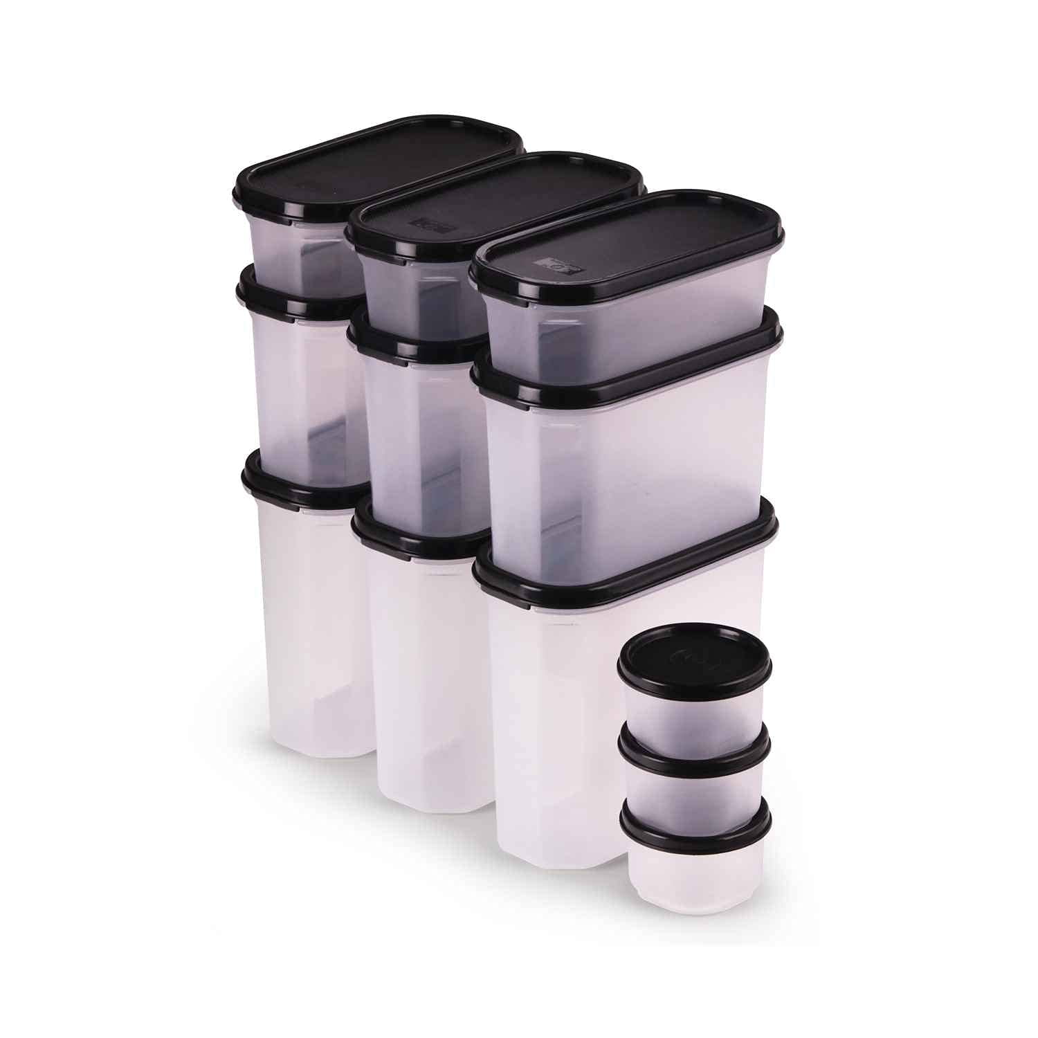 SOPLOLIVEWARE Modular Storage Containers with Airtight Lid, BPA Free