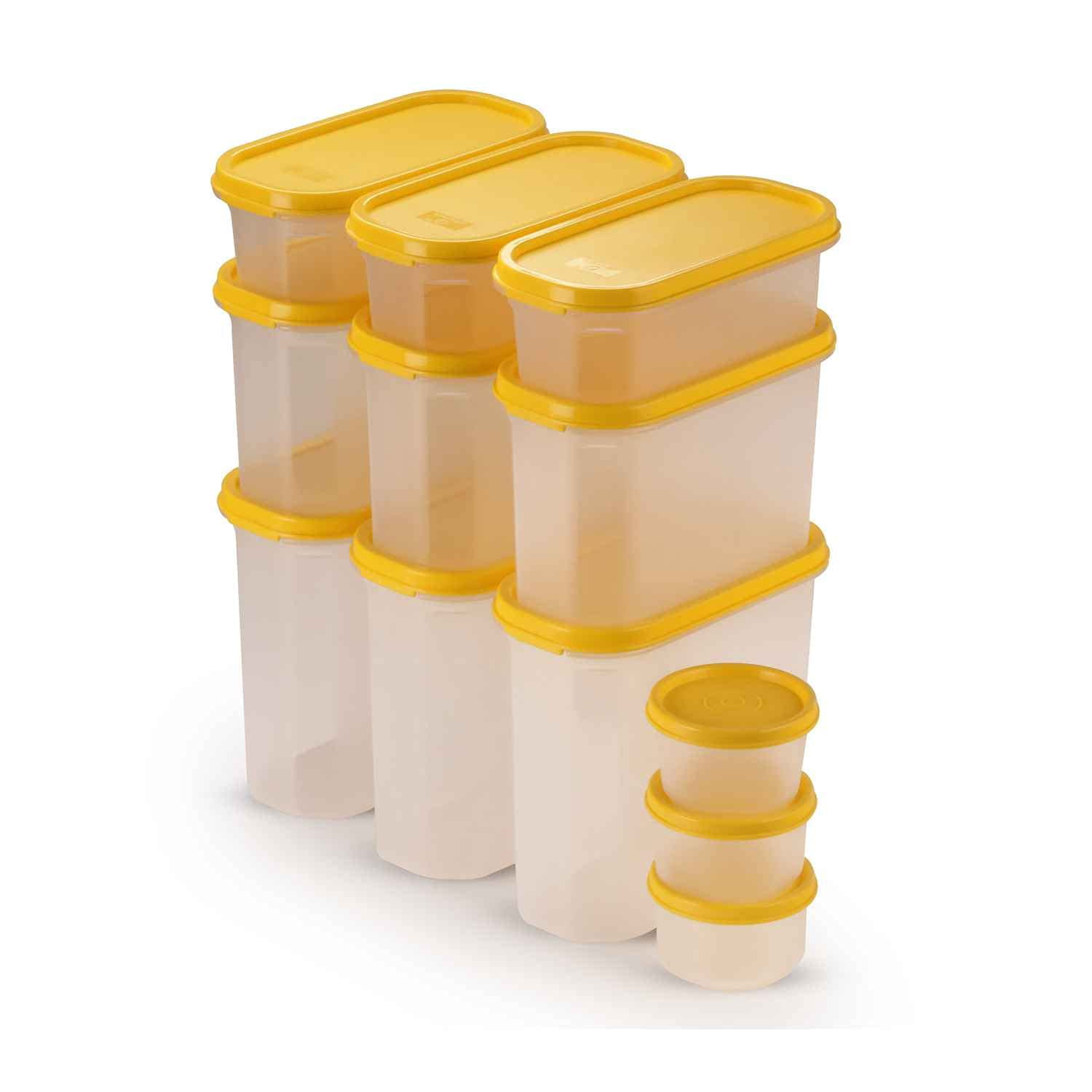 SOPLOLIVEWARE Modular Storage Containers with Airtight Lid, BPA Free