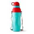 thumbnail image 1 of SOPL-OLIVEWARE Spin Water Bottle with Better Grip, 500 ml Bottle, BPA Free & Leak Proof, For Home, Office & Gym use - Blue, 1 of 4