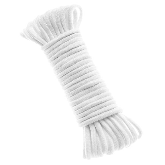 SOPOTUTU White Cotton Plant Support Rope with Automatic Watering System for Indoor and Outdoor Gardening Care