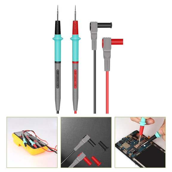 SOPOTUTU Multimeter Test Probes with Comfortable Grip, High Voltage Resistant, Fine Craftsmanship, 1 Pair for Accurate Measurements