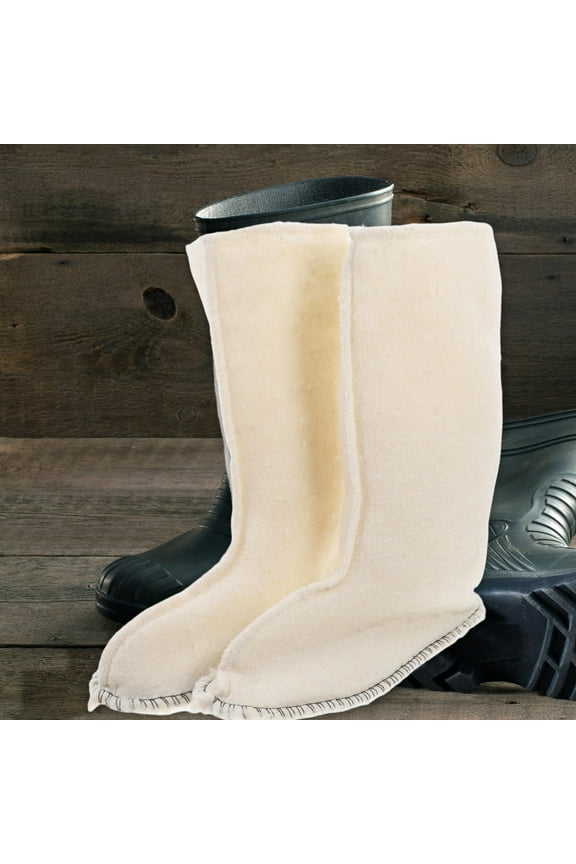 Replacement Boot Liners Beige Plush 1 Pair for Winter Snow