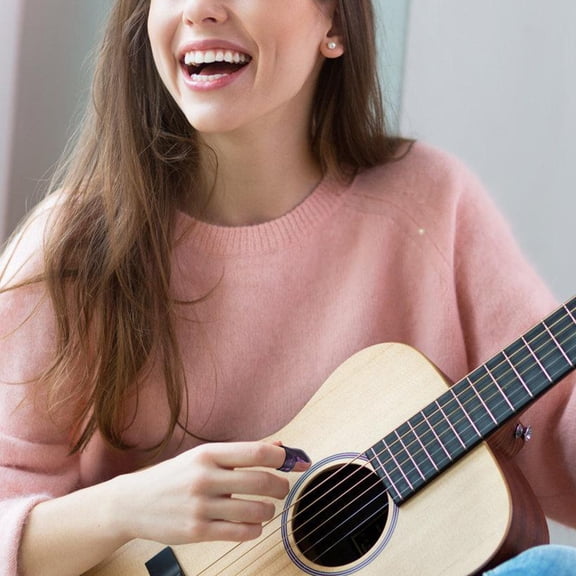 SOPOTUTU Guitar Finger Picks Plastic Multi-Size Set for Acoustic Electric Guitar Playing Accessories