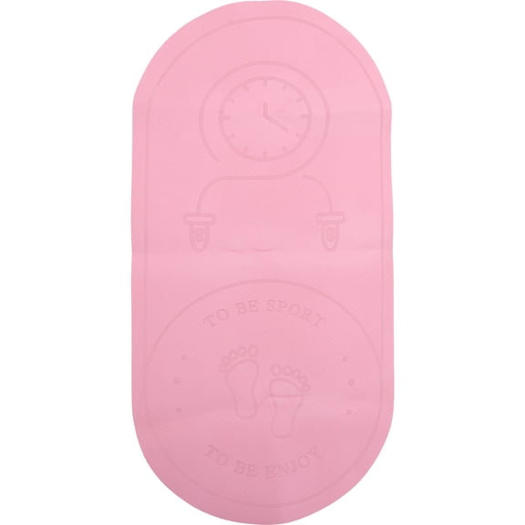 SOPOTUTU 1 Set Indoor Jump Rope Pad Skipping Mat TPE Pink Gym Training