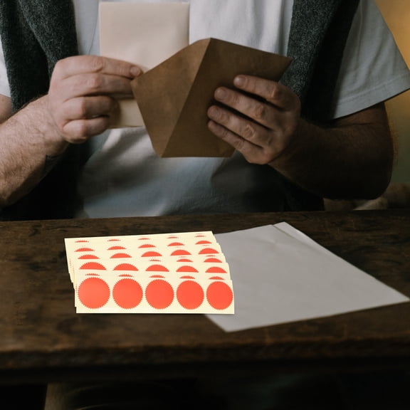 SOPOTUTU 100 Pcs Award Certificate Seals Foil Paper Self-adhesive for Handicraft Projects