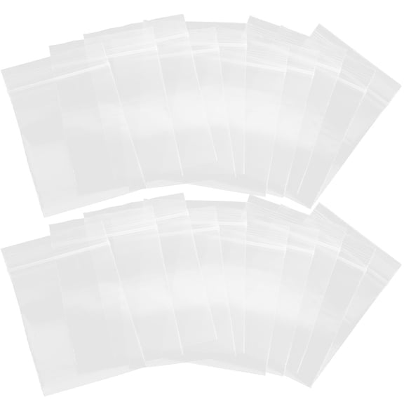SOPOTUTU Small Packaging Bag Reusable Packaging Bags PVC 100Pcs