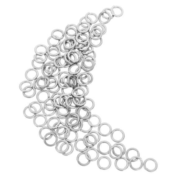 SOPOTUTU 100 Pcs 304 Stainless Steel Spring Lock Washers for Secure Fastening and Tool Assembly