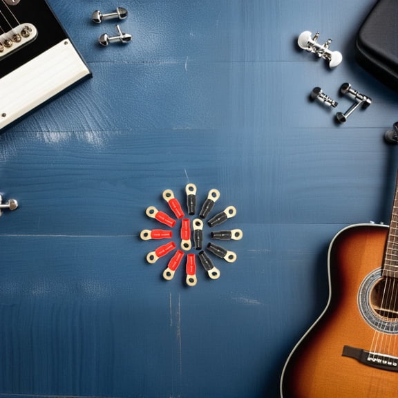 SOPOTUTU 10Pairs 4Ga Terminal Wire Connectors Insulated Crimp Terminals for Auto Mechanics