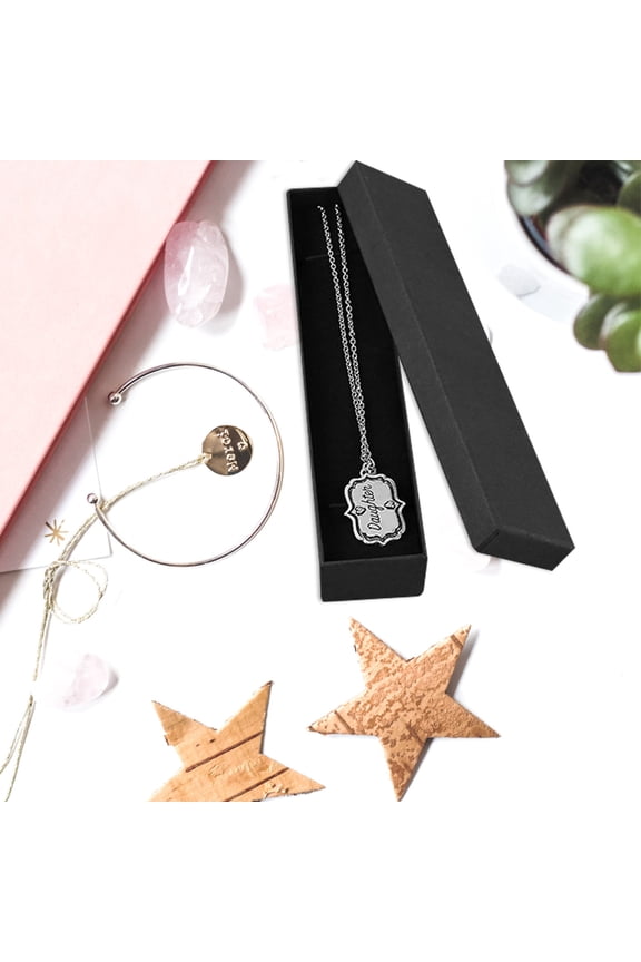 Necklace Pendant Box Jewelry Wrapping Boxes Proposal 10Pcs