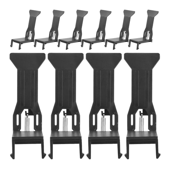 SOPOTUTU 10Pcs Black Tray Clamp Securing Currency Retail Store