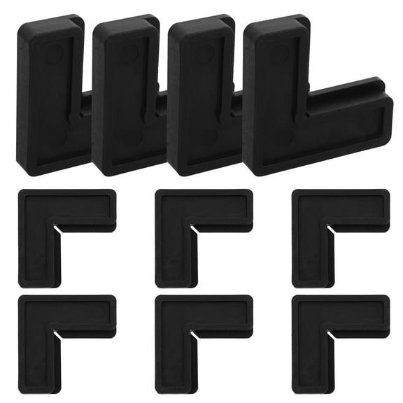 SOPOTUTU 10Pcs Black Plastic Screen Frame Corner Replacement Brackets Strong and Sturdy