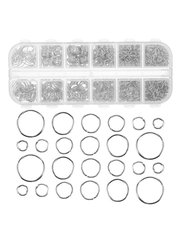 1200 Pcs Jump for Necklace Repair, Jewelry Findings, Craft Supplies, Fastening Connectors