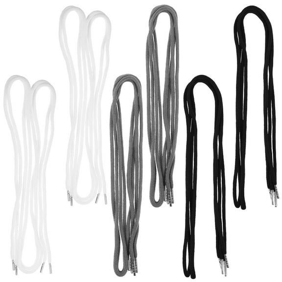 SOPOTUTU 12Pcs Cord for Drawstring Pants Polyester Adjust Waist Rope Men Women