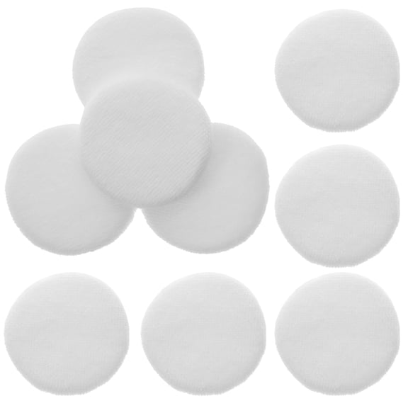 SOPOTUTU 12Pcs Small Rounded Makeup Pad Cotton Simple for Women Even Powder Distribution