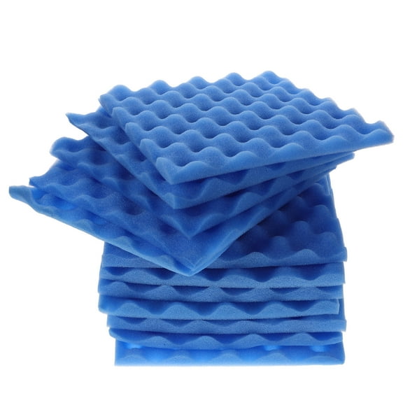 SOPOTUTU 12Pcs Self-Adhesive Blue Speaker Sound Proof Pads for Home and Music Equipment