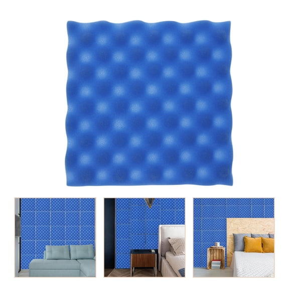 SOPOTUTU 12Pcs Polyurethane Sound Insulation Panels for Music Rooms and Indoor Noise Reduction