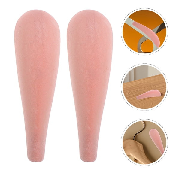 SOPOTUTU Non-Flocked Shoulder Pads for Clothes Hangers, Garment Shaping, and Multi-Purpose Wardrobe Organization