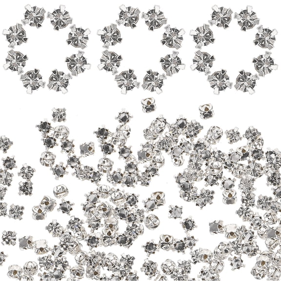 SOPOTUTU 1440pcs Rhinestone Embellishments for Wedding Dress, Clothing, Craft Decorations, Accessories