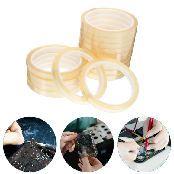 SOPOTUTU High Temp Electrical Insulation Tape PET for Electronics and Industrial Use, 15 Pieces