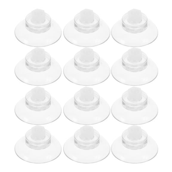SOPOTUTU PVC Aquarium Suction Cups Transparent for Home Use Damage Prevention 16Pcs