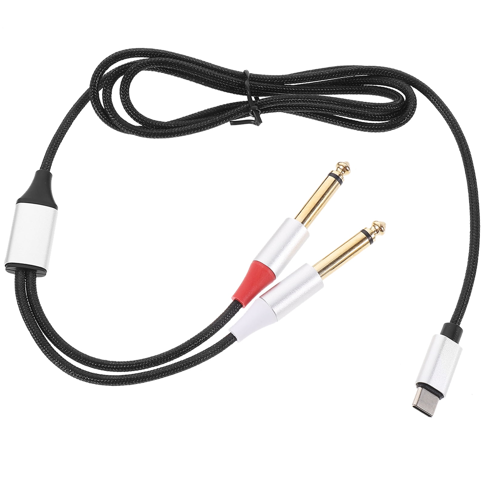 SOPOTUTU Audio Transferring Cable Audio Cable Black Metal 1Set Back to ...