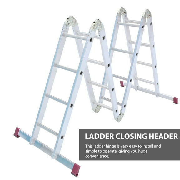 SOPOTUTU Aluminum Alloy Step Ladder Hinge Replacement Part, Easy to Install Folding Ladder Accessory, 1 Piece