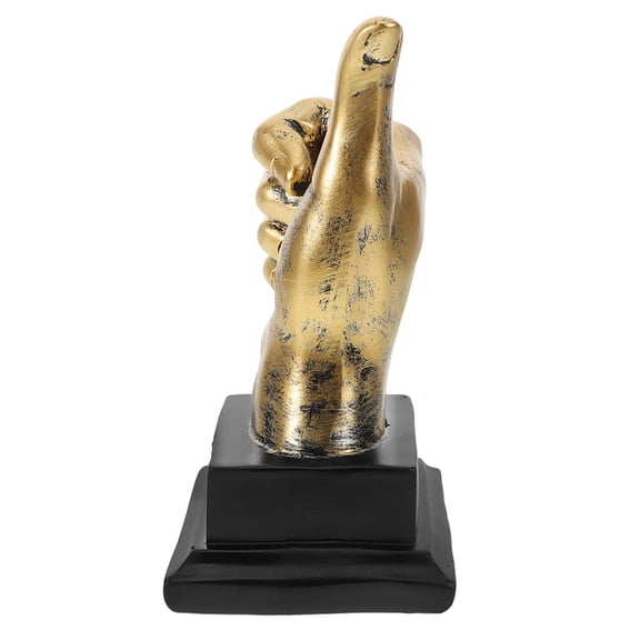 SOPOTUTU Resin Hand Gesture Trophy for Gaming Competitions, Party Decorations, and Award Ceremonies