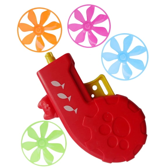 SOPOTUTU 1Pc Cat Fetch Disc Toy Red Interactive Play Chasing for Indoor Activities