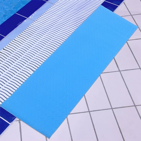SOPOTUTU Non-PVC Swimming Pool Ladder Mat, Easy Installation and Cleaning, Safety Pad for Home and Outdoor Pool Use
