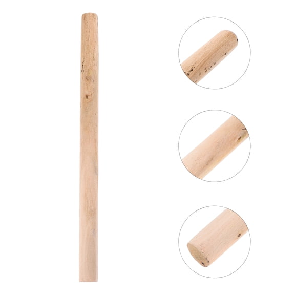 SOPOTUTU Cookware Detachable Handle Wooden Wok Spatula Handle Light Yellow 1Pcs for Home Cooks