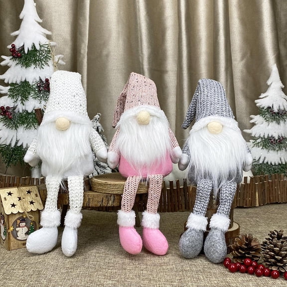 SOPOTUTU Figurines Ornaments Festive Faceless Decor Non-woven Fabric Decorative Indoor Decor 1Set