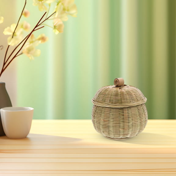 SOPOTUTU Egg Gathering Basket Traditional Style Bamboo 1Pack