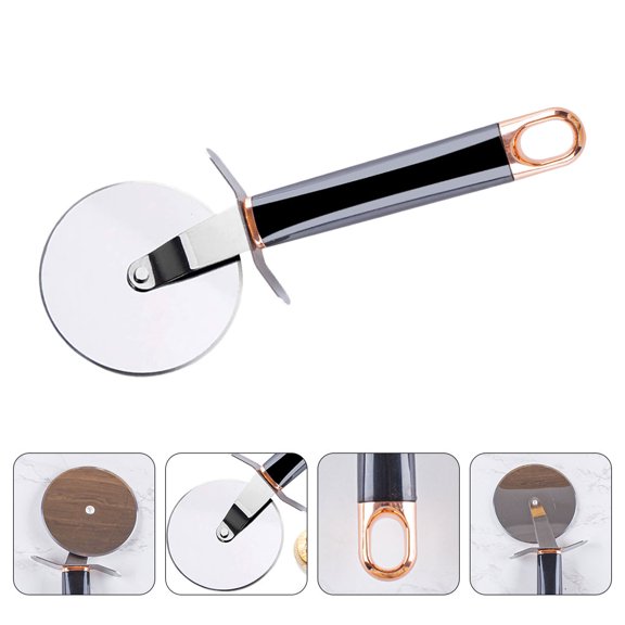 SOPOTUTU Pizza Wheel Cutter with ABS Handle, 1 Piece Pizza Slider Cutter for Kitchen Use, Easy to Clean and