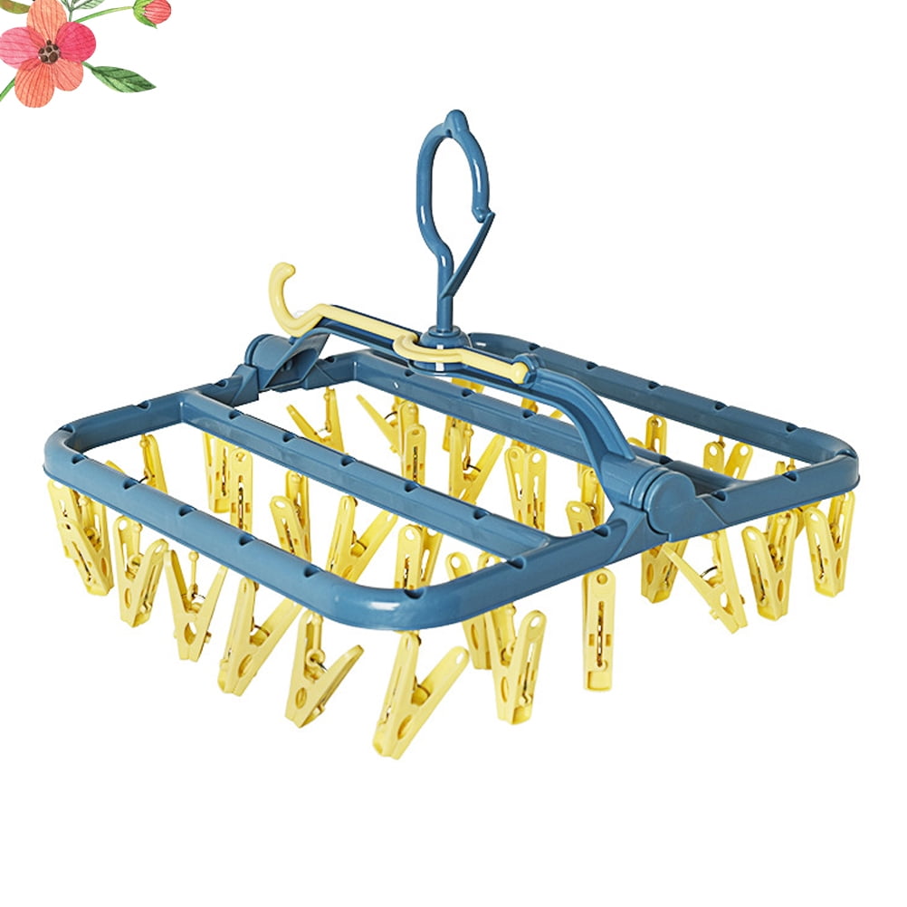 SOPOTUTU 1Pcs Yellow Clothes Drying Rack Modern Design for Laundry Room ...