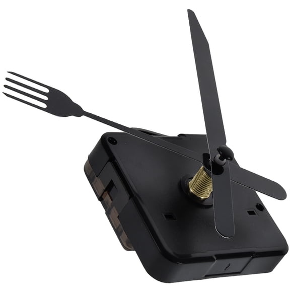 SOPOTUTU Wall Clock Mechanism Set, Black Plastic Quartz Movement Replacement for Home Clock Repair