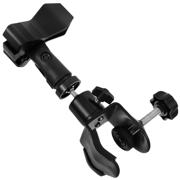 SOPOTUTU Universal Microphone Stand Clip Black With Easy Installation For Recording Studio 1 Set