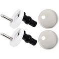 SOPOTUTU 1 Set Black Toilet Seat Fixing Hinges, Stainless Steel ...