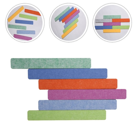 SOPOTUTU 1Set Cork Board ps Assorted Felt Bulletin Bar for Wall Memo Pin Board Creative Home Office Accessory