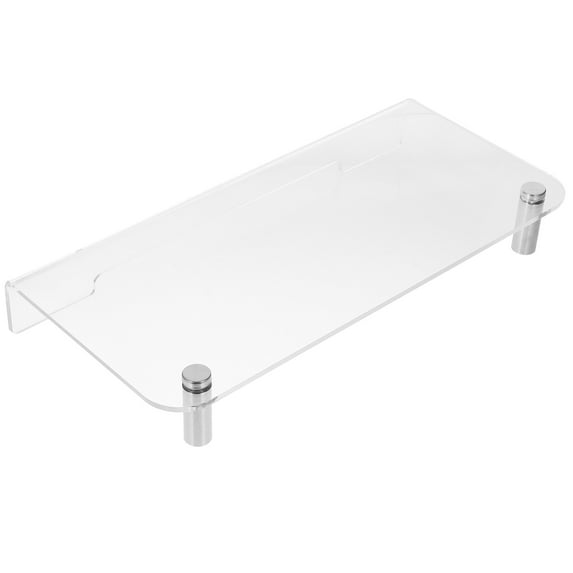 SOPOTUTU Clear 1Set Computer Monitor Riser Simple Design Desk Accessory ...