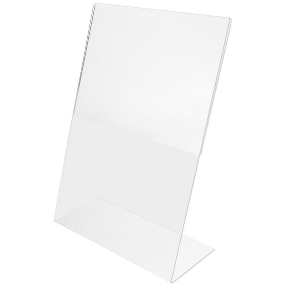 SOPOTUTU Desktop Menu Storage Rack Acrylic Transparent 1Pack for Retail Stores and Cafes