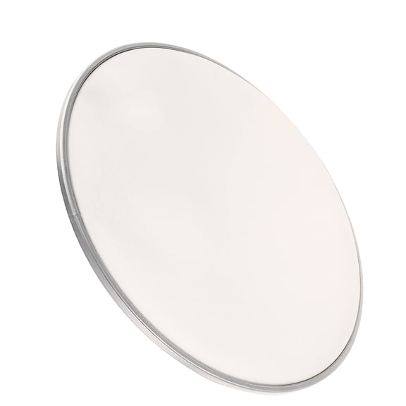 SOPOTUTU White Aluminum Mesh Drumhead Replacement for Jazz Drum Kits, and Reusable with Smooth Finish