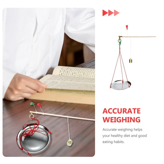 SOPOTUTU Portable Handheld Kitchen Scale with Chinese Style and Decorative Assorted Colors