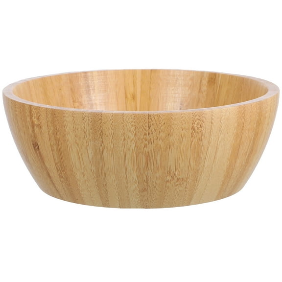 SOPOTUTU Large Serving Bowls Bamboo Easy to Clean Kitchen Use 1Pack