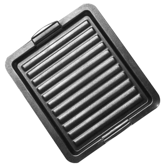 SOPOTUTU Black Enamel Multi Function Grill Pan for Meat Vegetable and Fish Grilling